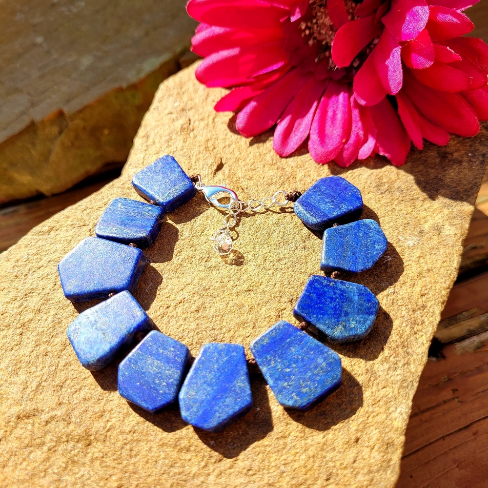 SOLD NWT BLUE LAPIS STERLING SILVER STATEMENT B… - Picture 12 of 15